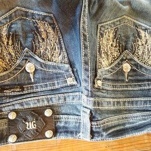 Size 27 Miss Me bootcut Jeans